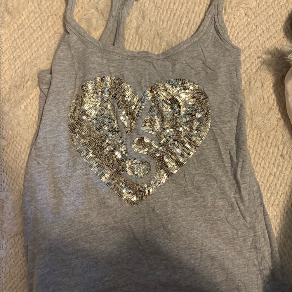 Victoria's Secret Gray Supermodel Essentials Tank
